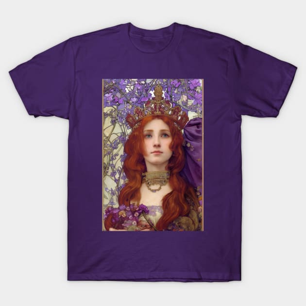 High Priestess - Mary Magdalene T-Shirt by PurplePeacock